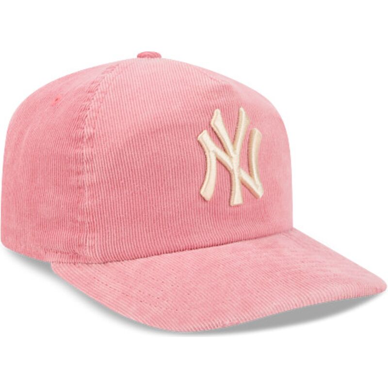 new-era-curved-brim-19twenty-precurved-corduroy-pastel-new-york-yankees-mlb-pink-adjustable-cap new-era-curved-brim-19twenty-precurved-corduroy-pastel-new-york-yankees-mlb-pink-adjustable-cap