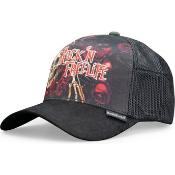 Rock’nFreeLife N°247 Loose Control Black Trucker Hat
