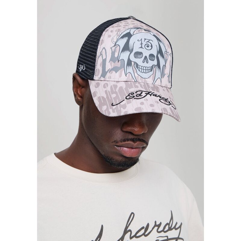 ed-hardy-13-skull-grey-and-black-trucker-hat ed-hardy-13-skull-grey-and-black-trucker-hat