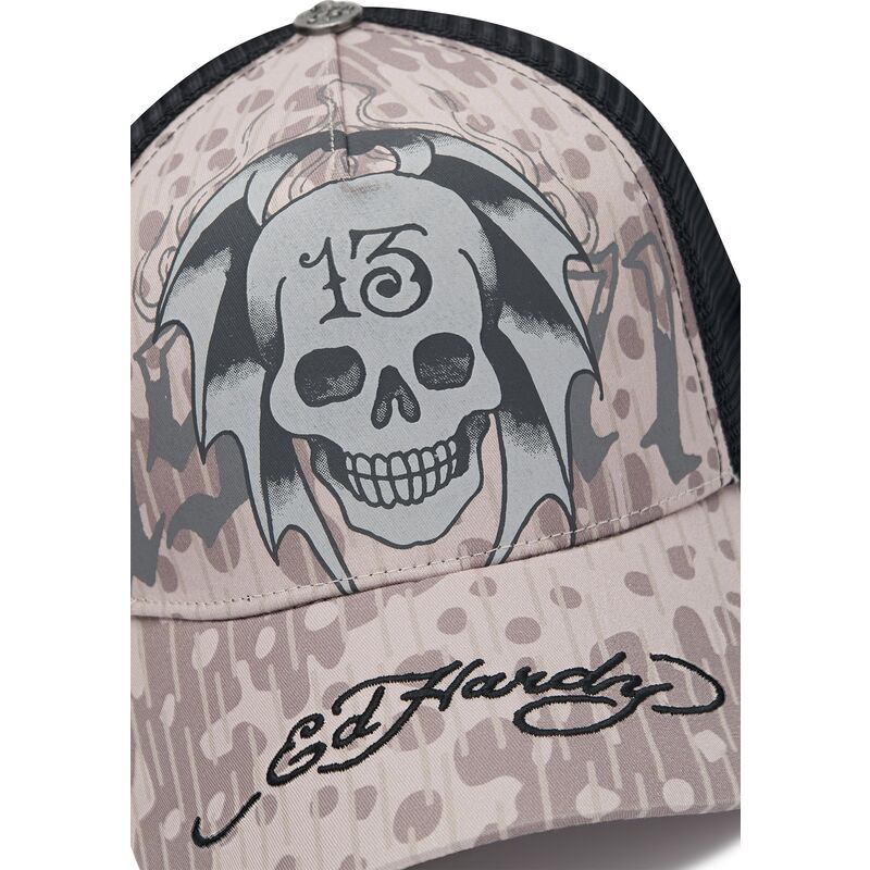 ed-hardy-13-skull-grey-and-black-trucker-hat ed-hardy-13-skull-grey-and-black-trucker-hat