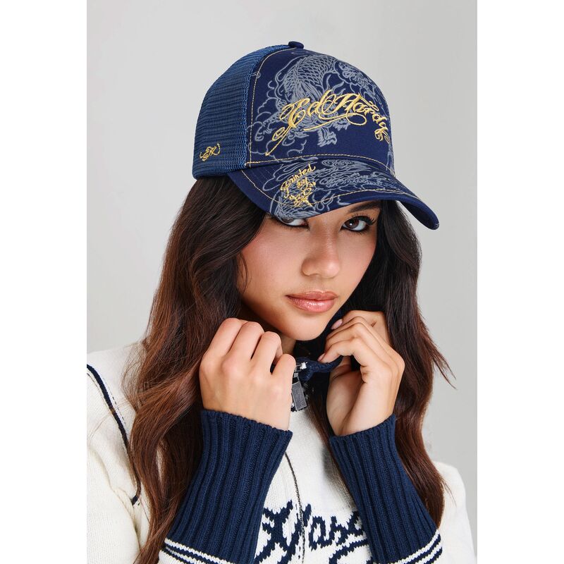 ed-hardy-outline-dragons-navy-blue-trucker-hat