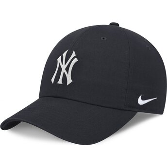 Nike Curved Brim Club Unstructured Organic Cotton New York Yankees MLB Navy Blue Adjustable Cap