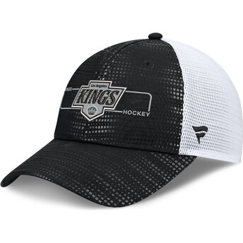 Fanatics Structured Meshback Los Angeles Kings NHL Black and White Trucker Hat