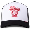 djinns-hft-toucan-black-and-white-trucker-hat