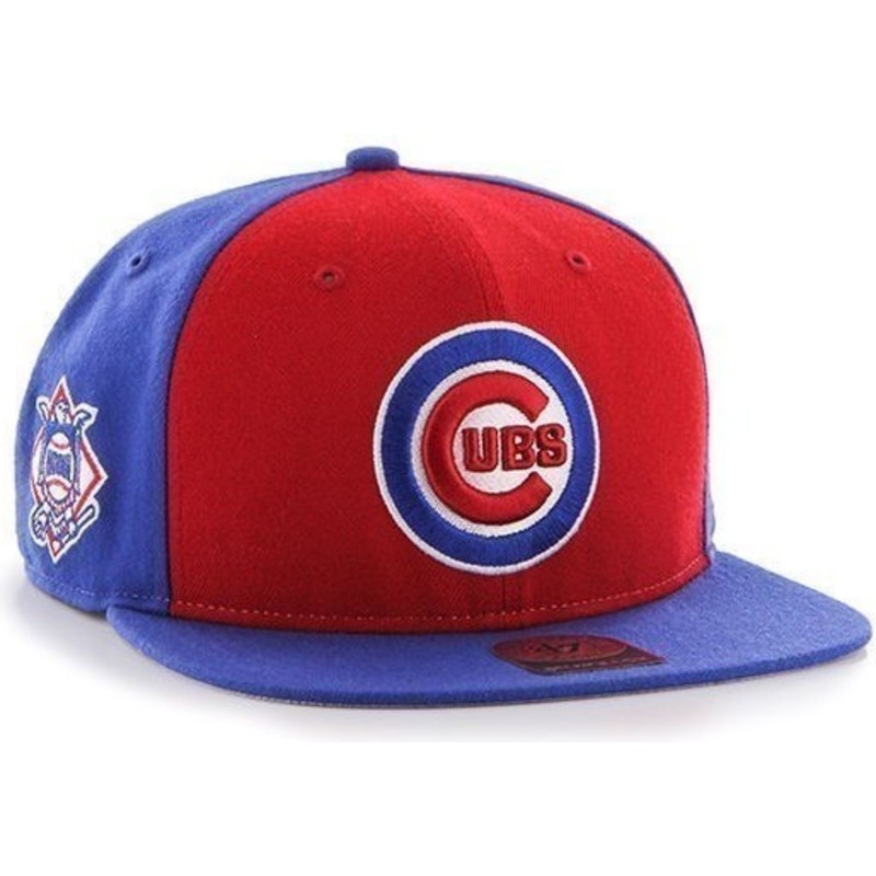 cubs flat brim hats